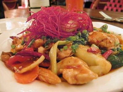 Image assiette nourriture poulet à télécharger gratuitement