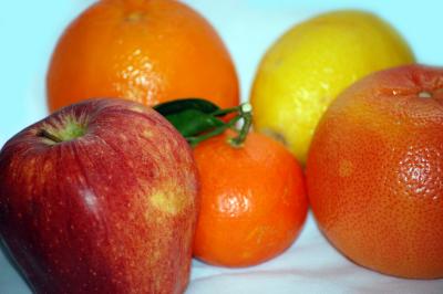 Image feuille rouge jaune pomme orange citron à télécharger gratuitement