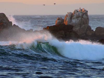 Image mer pierre vague rocher à télécharger gratuitement